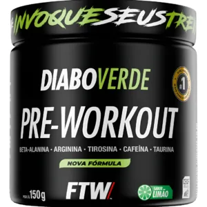 Pre Treino Pote 150g Sabor Limão FTW