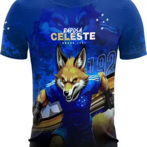Camiseta Camisa Azul Time Raposa Mineirão