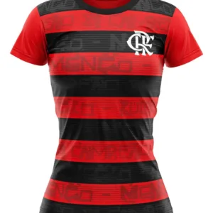 Camiseta De Time Flamengo Feminina Oficial Licenciada Mengão