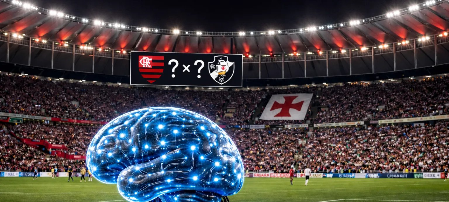 IA prevê triunfo do Vasco sobre o Flamengo na 4ª rodada do Carioca 2026 - Imagem do artigo original