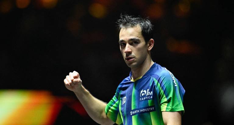 Hugo Calderano sobe para o segundo lugar no ranking mundial de tênis de mesa - Imagem do artigo original