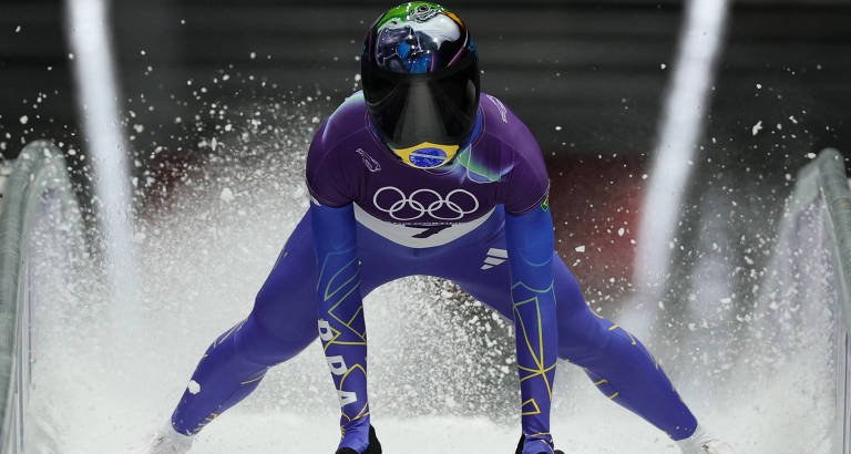 Nicole Silveira alcança 11ª posição no skeleton em Milão-Cortina - Imagem do artigo original