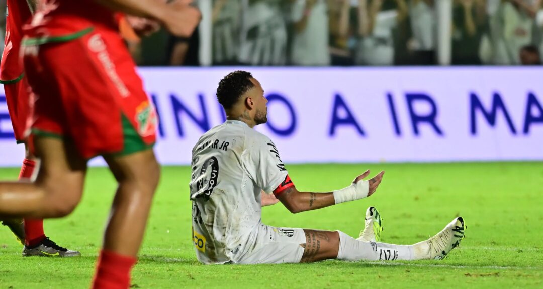 Neymar concentra quase 90% da criação ofensiva do Santos no Paulistão - Imagem do artigo original