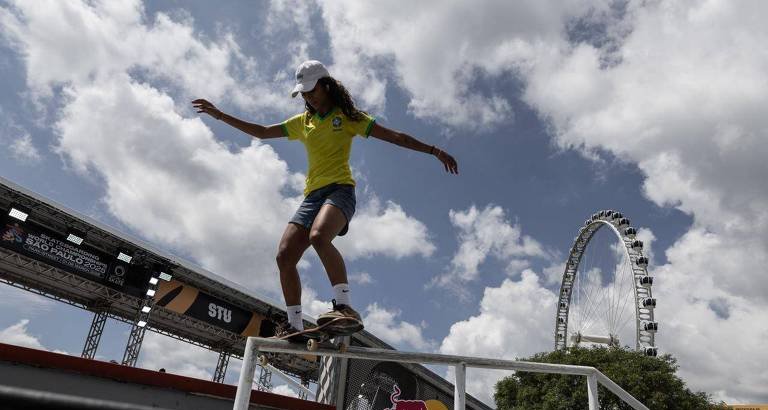 Queda tira Rayssa Leal do pódio no Mundial de Skate em São Paulo - Imagem do artigo original