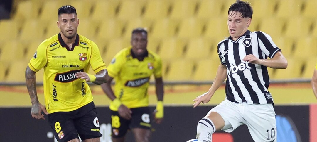 Inteligência artificial projeta triunfo do Botafogo contra o Barcelona SC e classificação na Libertadores - Imagem do artigo original