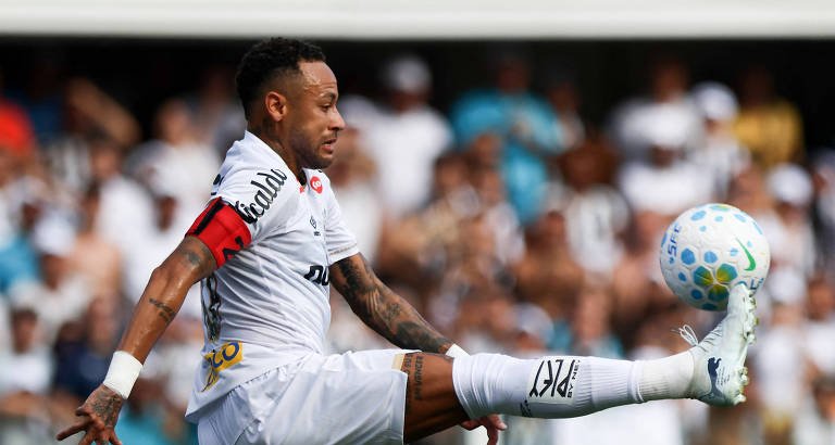 Neymar tem atuação apagada e Santos empata com Corinthians pela Série A - Imagem do artigo original