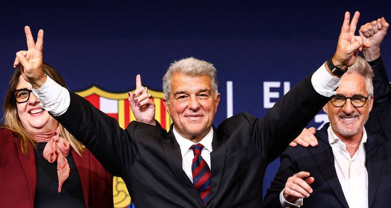 Joan Laporta é reeleito presidente do Barcelona até 2031 - Imagem do artigo original