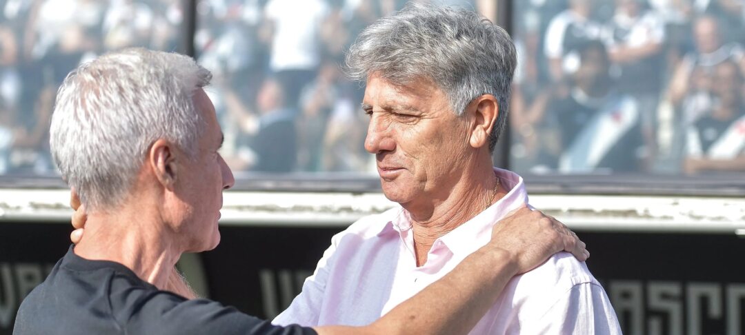 Torcidas de Grêmio e Vasco enviam mensagens a Renato Gaúcho antes do jogo em São Januário - Imagem do artigo original