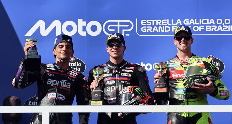 Retorno da MotoGP ao Brasil reúne 148 mil pessoas em Goiânia, mas falhas no asfalto reduzem corrida - Imagem do artigo original