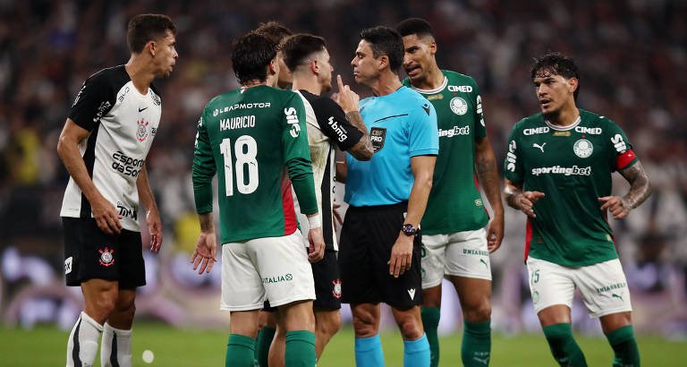 Corinthians segura Palmeiras com dois expulsos e sai com empate sem gols na Neo Química Arena - Imagem do artigo original