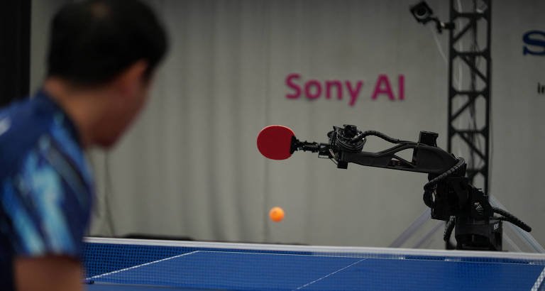 Robô Ace da Sony derrota atletas de elite e atinge nível profissional no tênis de mesa - Imagem do artigo original