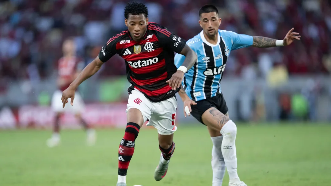 Flamengo acumula 13 vitórias em 20 jogos contra o Grêmio e mira aproximação da liderança - Imagem do artigo original