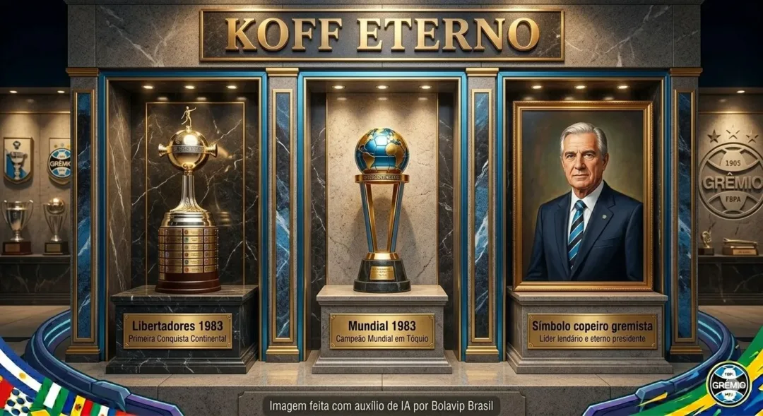 Legado de Fábio Koff, 95 anos: a alma copeira que ainda move o Grêmio - Imagem do artigo original