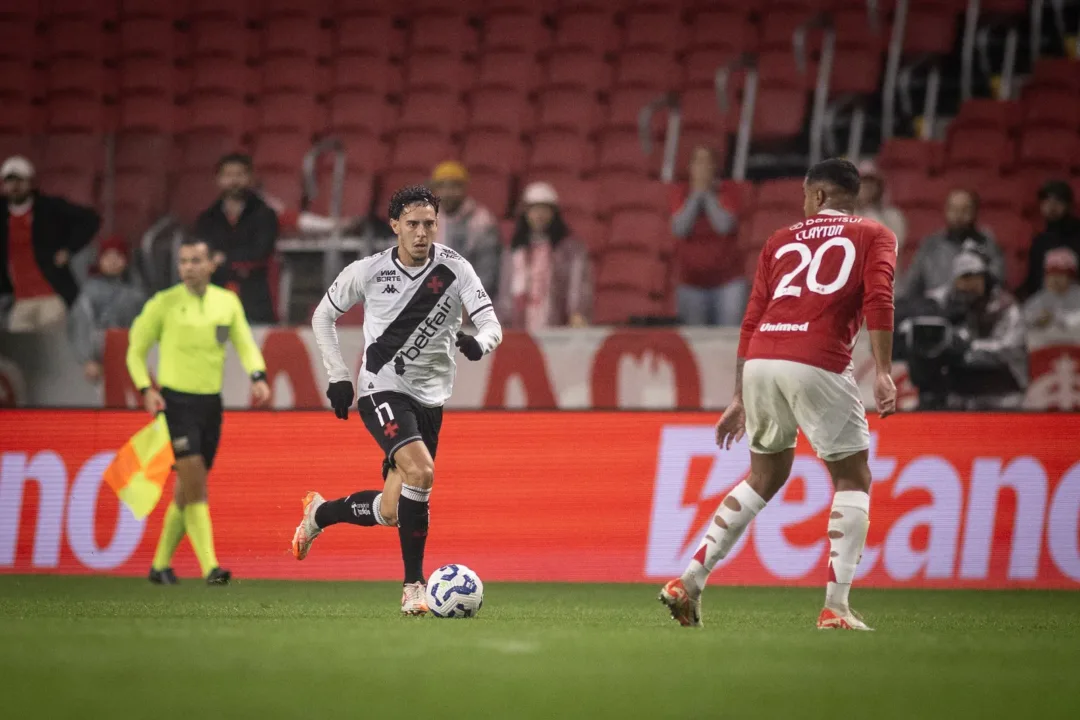 Inteligência artificial aponta 2 a 1 para o Inter contra o Vasco na 16ª rodada do Brasileirão - Imagem do artigo original