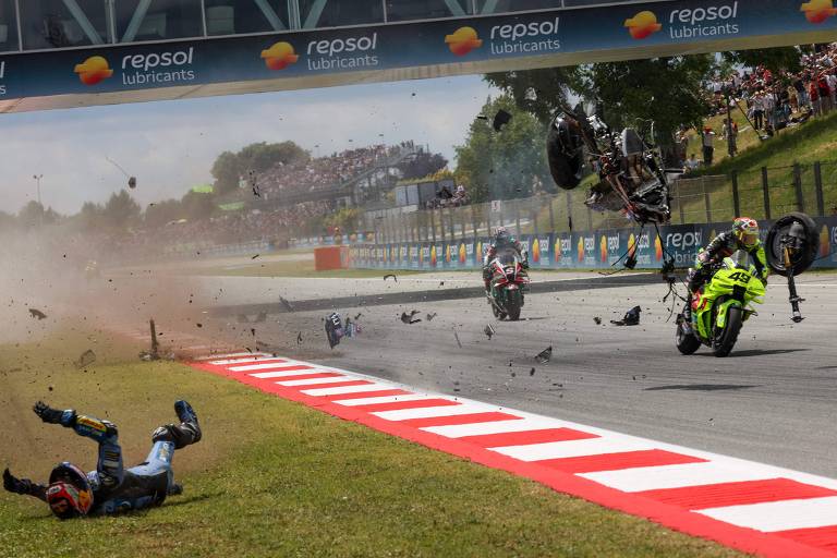 Fraturas tiram Álex Márquez do GP da Catalunha e ameaçam sua continuidade na temporada da MotoGP - Imagem do artigo original
