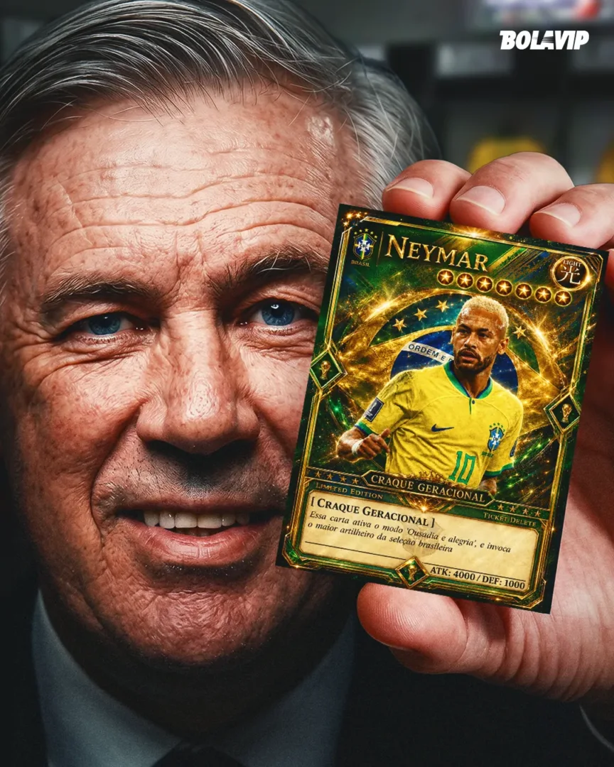 Marcelo Teixeira assegura que Neymar está apto e aguarda convocação de Ancelotti para a Copa - Imagem do artigo original